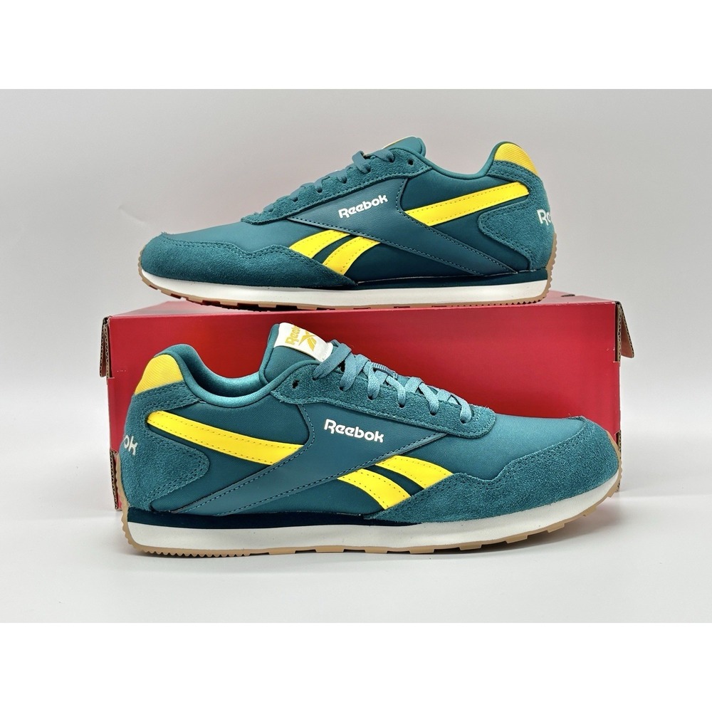Reebok Women's Glide‎ Low Teal Gold Chalk Running Shoes Size 7.5 New